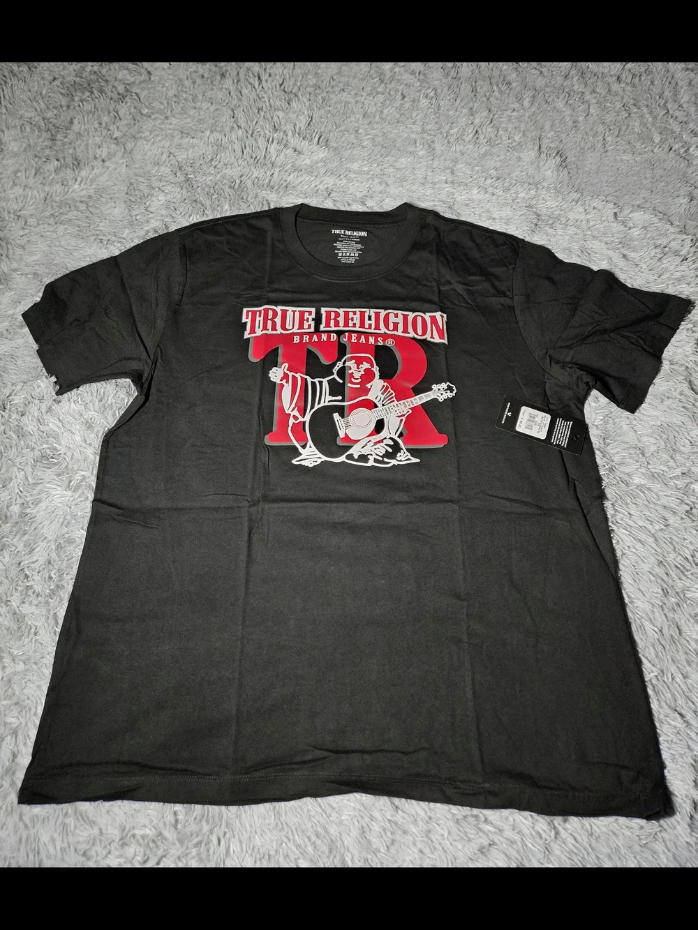 True Religion Big TR Budda Graphic Short Sleeve T-Shirt